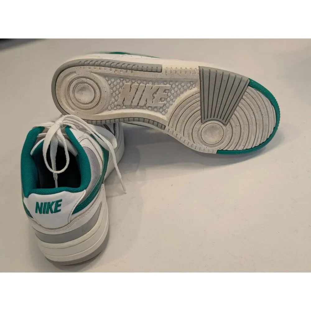 Nike Gamma Force Sail Fir Green Shoes | Women's 10 Retro Court Sneaker Old Money